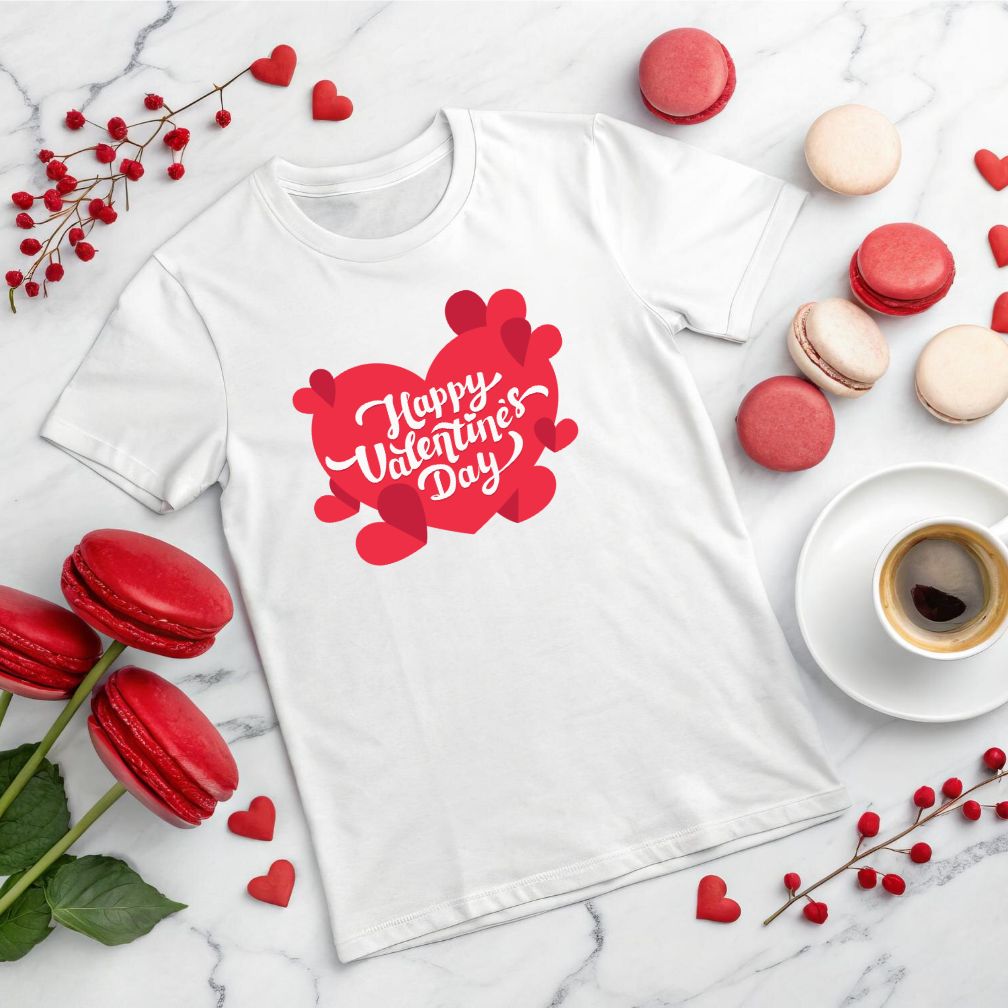 Happy Valentine Day Hearts Vector