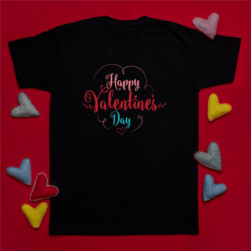 Royal Stylish Happy Valentine Day Heart Vector