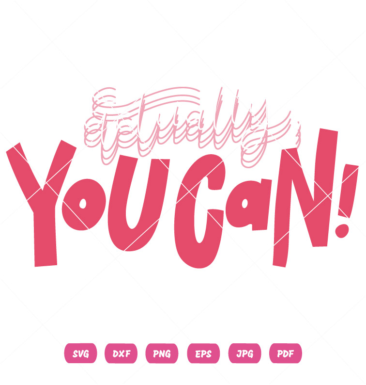 Actually You Can Valentine Vector