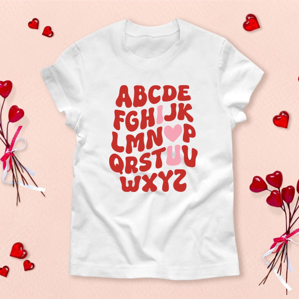 Alphabets Valentine Vector