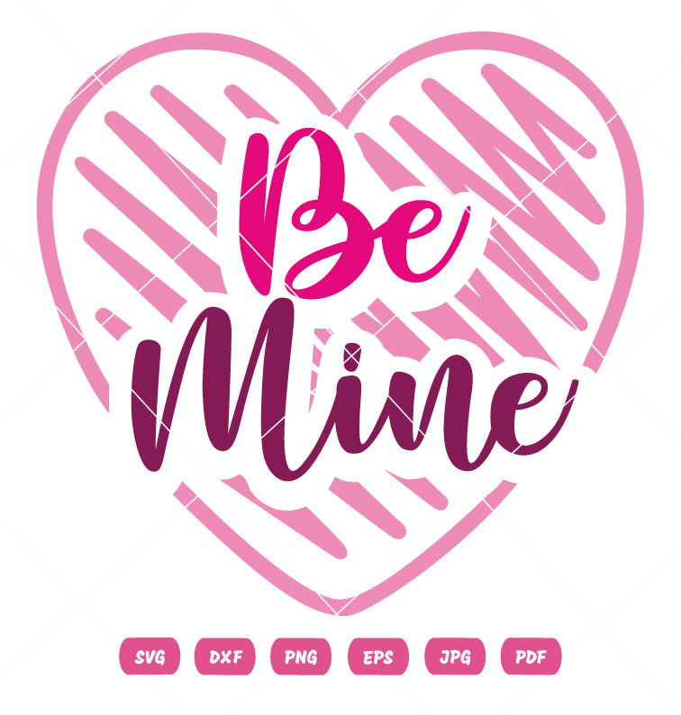 Be Mine My Valentine Vector
