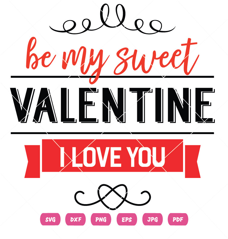 Be My Sweet Valentine Vector