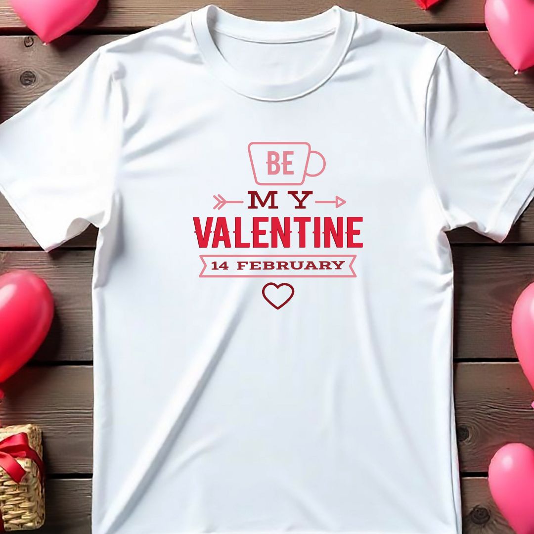 Be My Valentine's 14 February SVG Vector