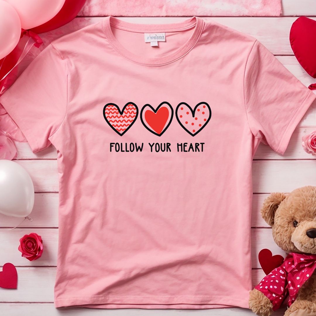 Happy Heart Follow Your Heart SVG Vector