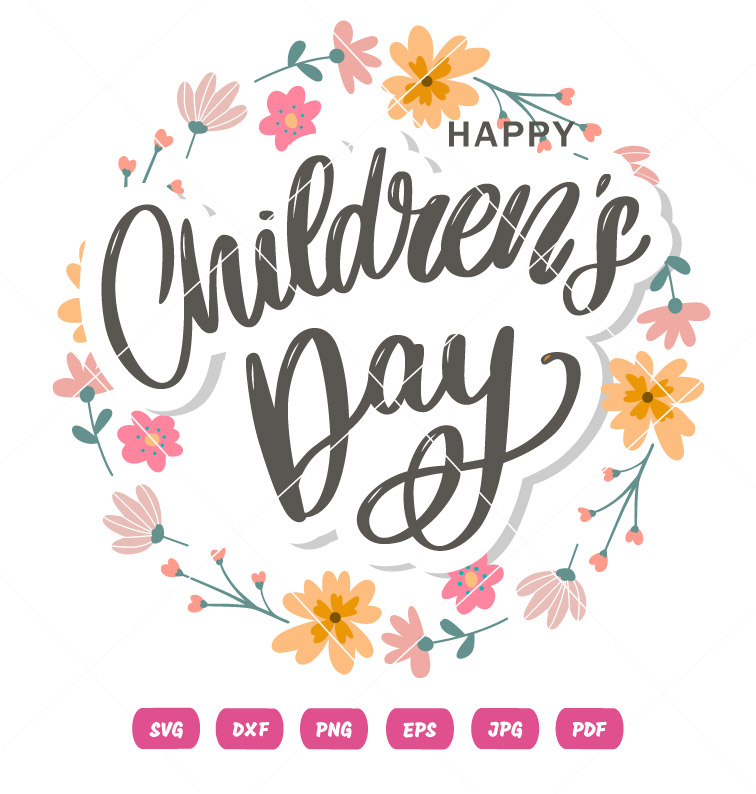 Happy Valentine Childrens Day Vector