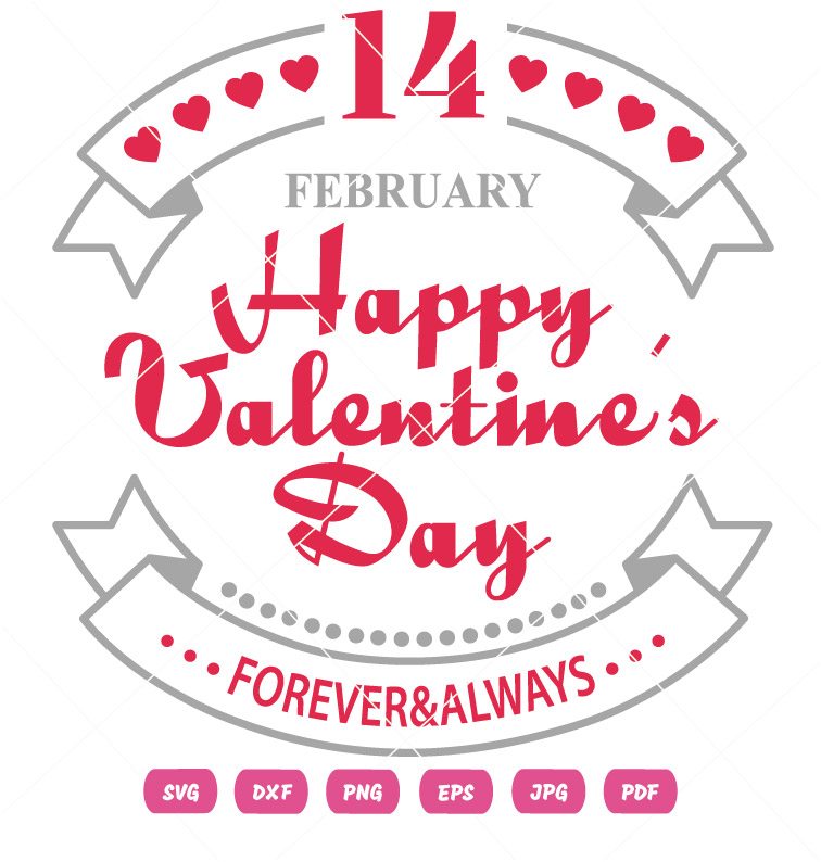 Happy Valentine Day Banners Vector