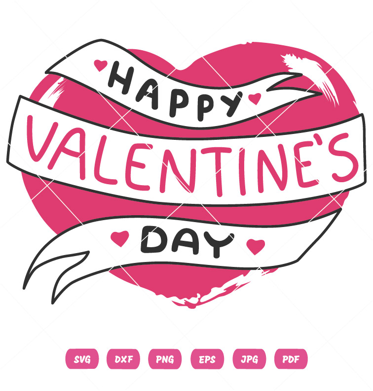 Happy Valentine Day Heart Vector