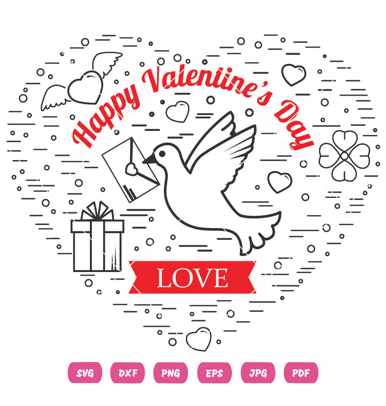 Happy Valentine Day Vector