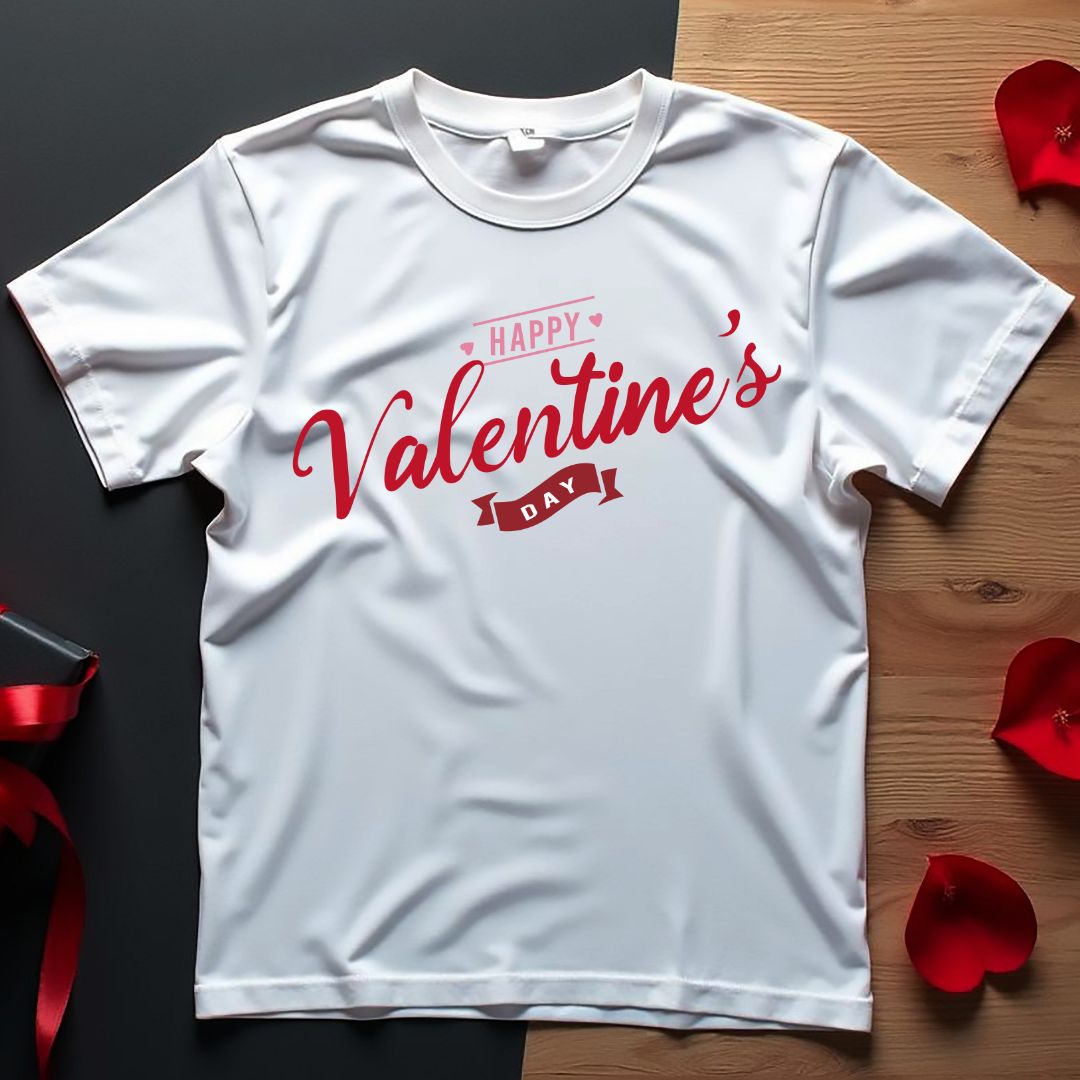 Happy Valentine's Day Ribbon Vector