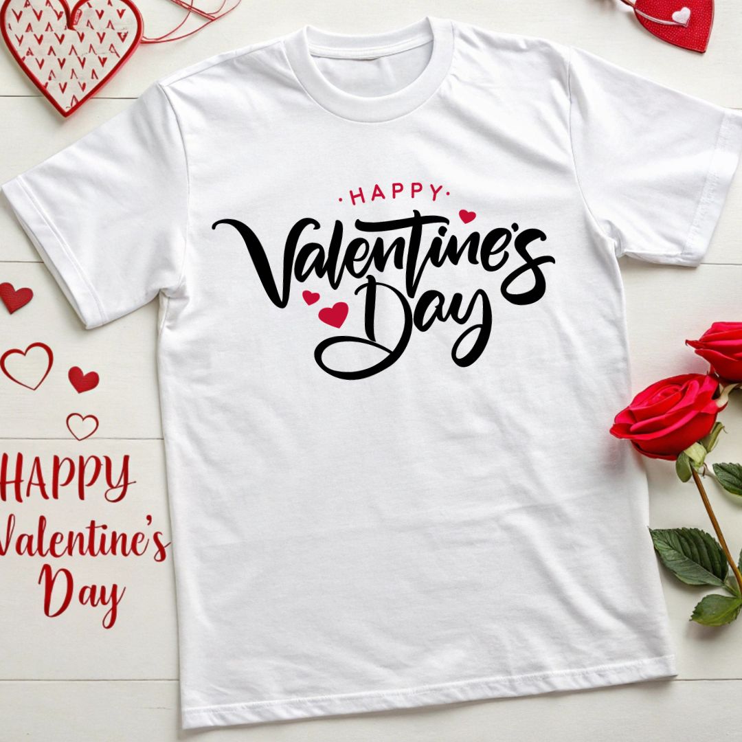 Happy Valentines Hearts SVG Valentine's Day Vector
