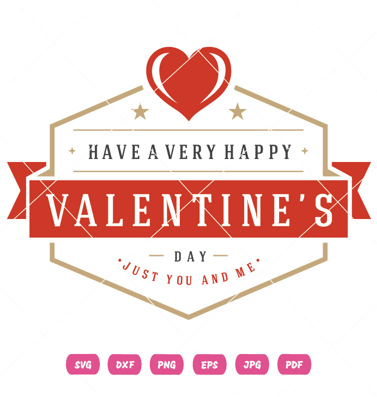 Have A Very Happy Valentine Day Vector