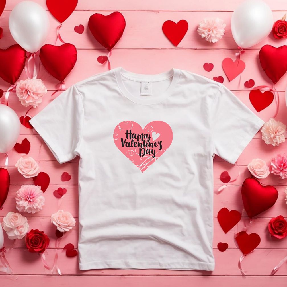 Heart Happy Valentine Day Vector