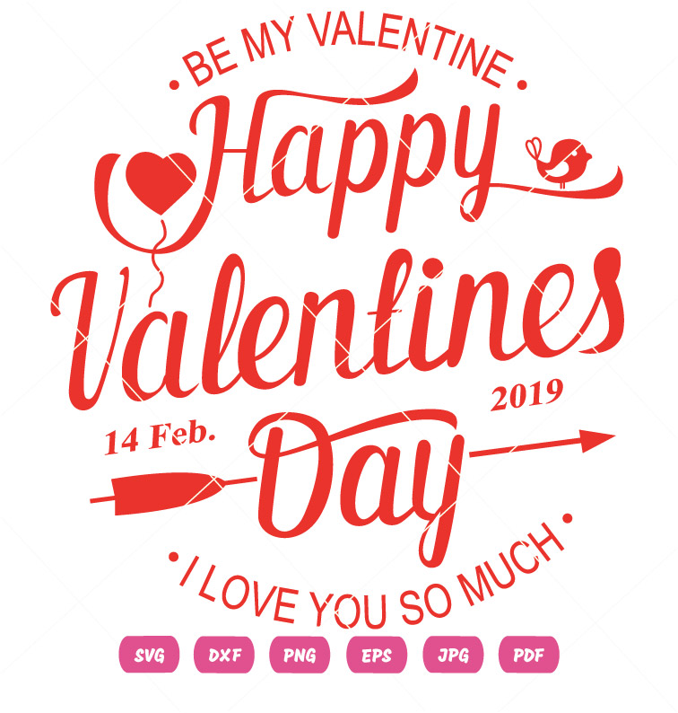 I Love You Happy Valentine Day Vector