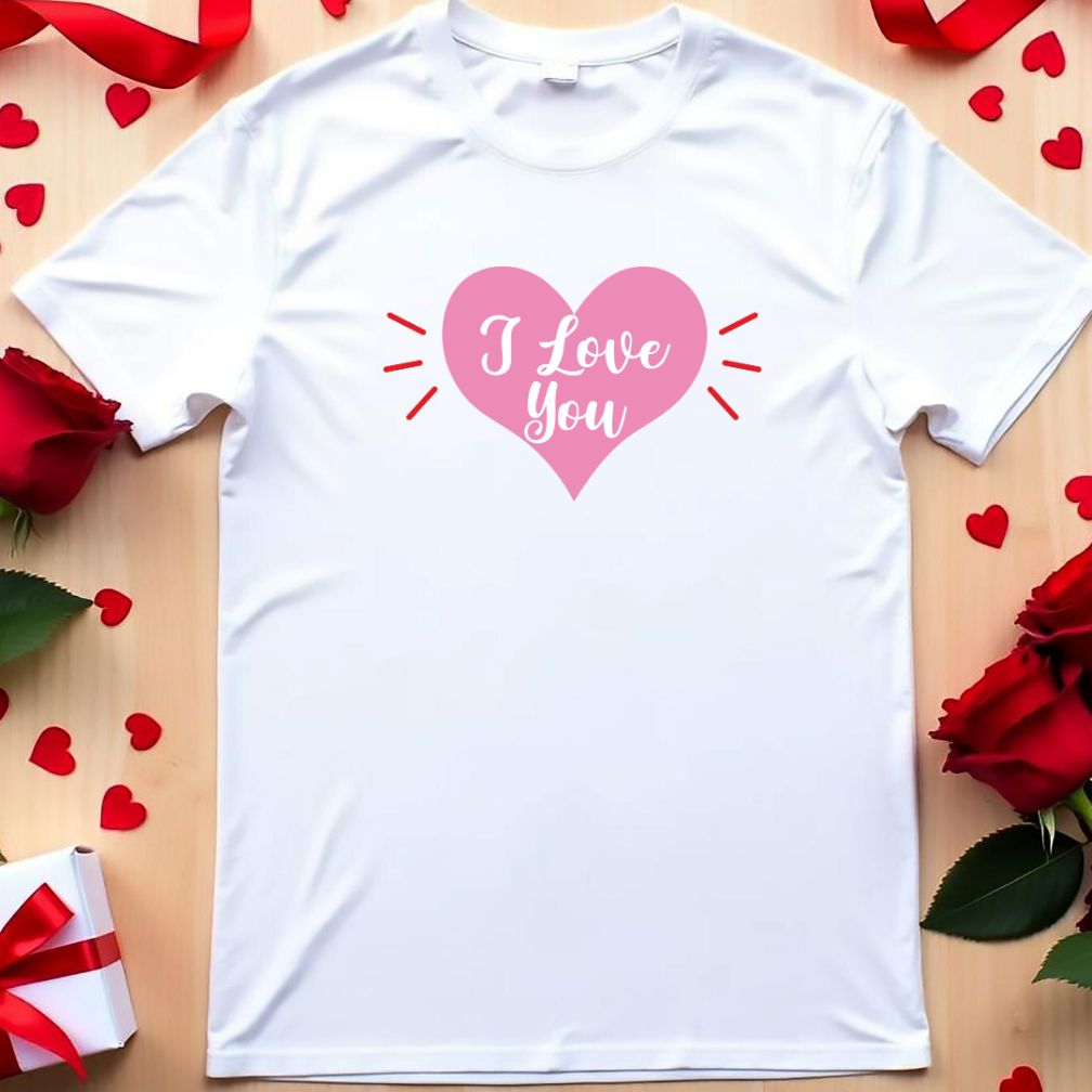 I Love You Valentine Vector