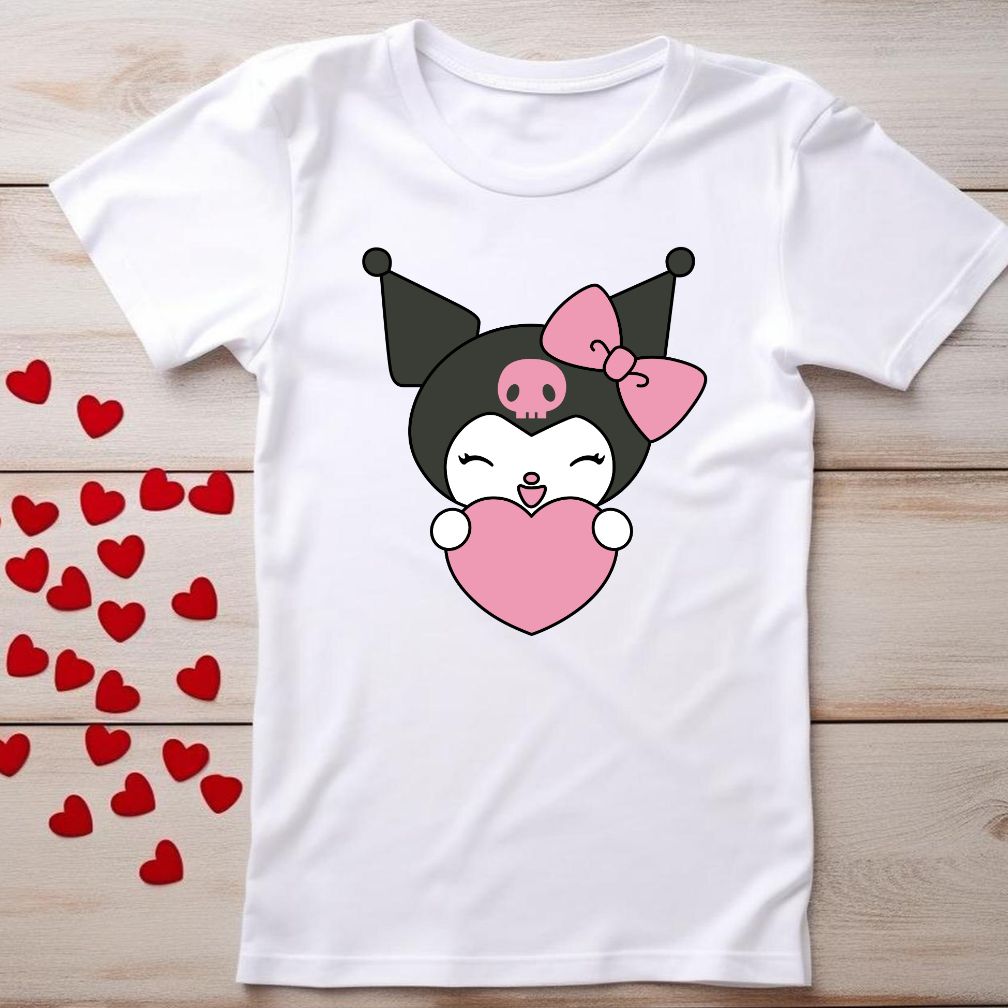 Kuromi Heart Love Valentine Vector