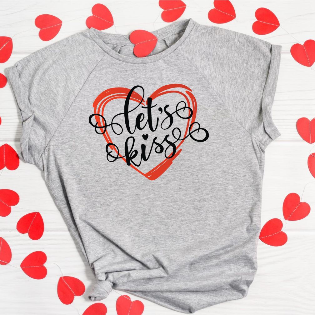 Lets Kiss Valentine Vector