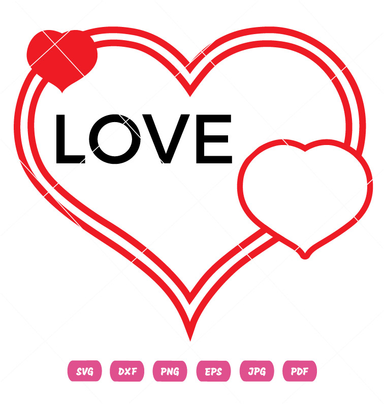 Love Heart Valentine Vector