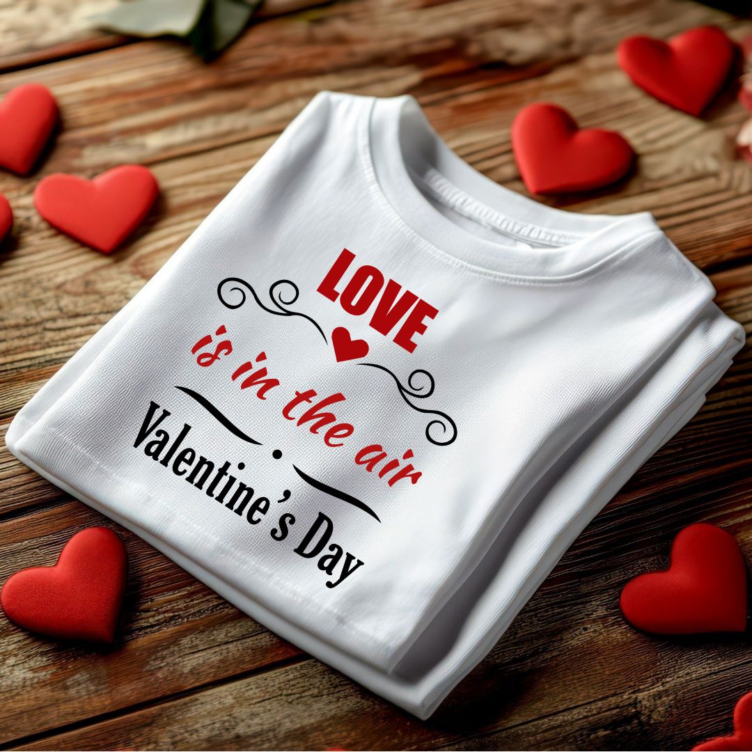 Love Is In The Air Valentines Day Vector