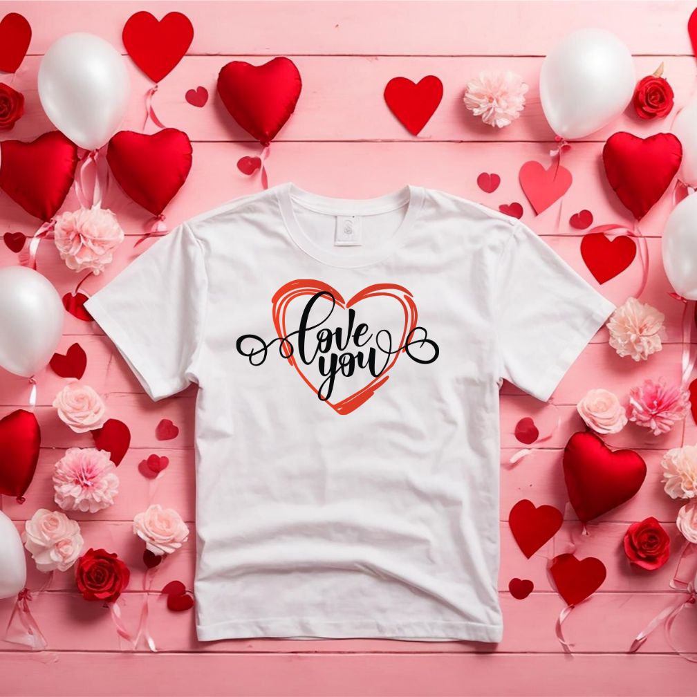 Love You Valentine Vector