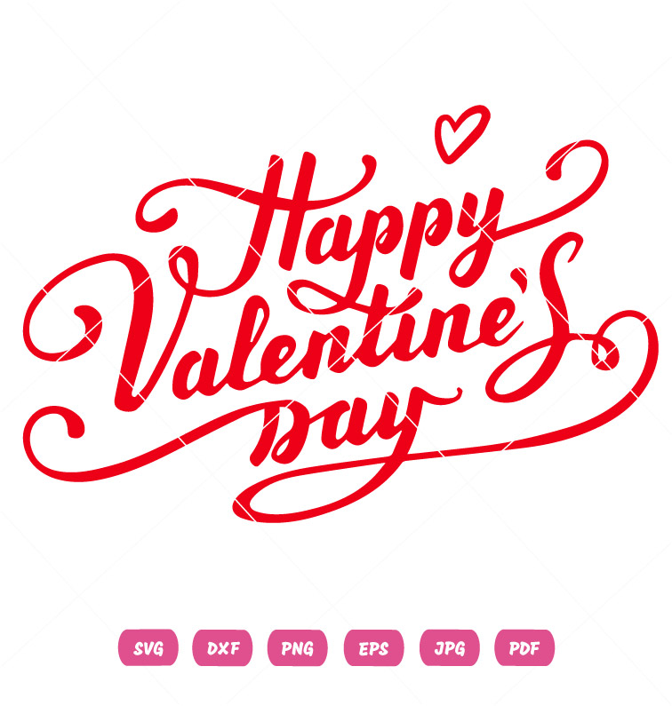 Royalty Heart Happy Valentine Day Vector