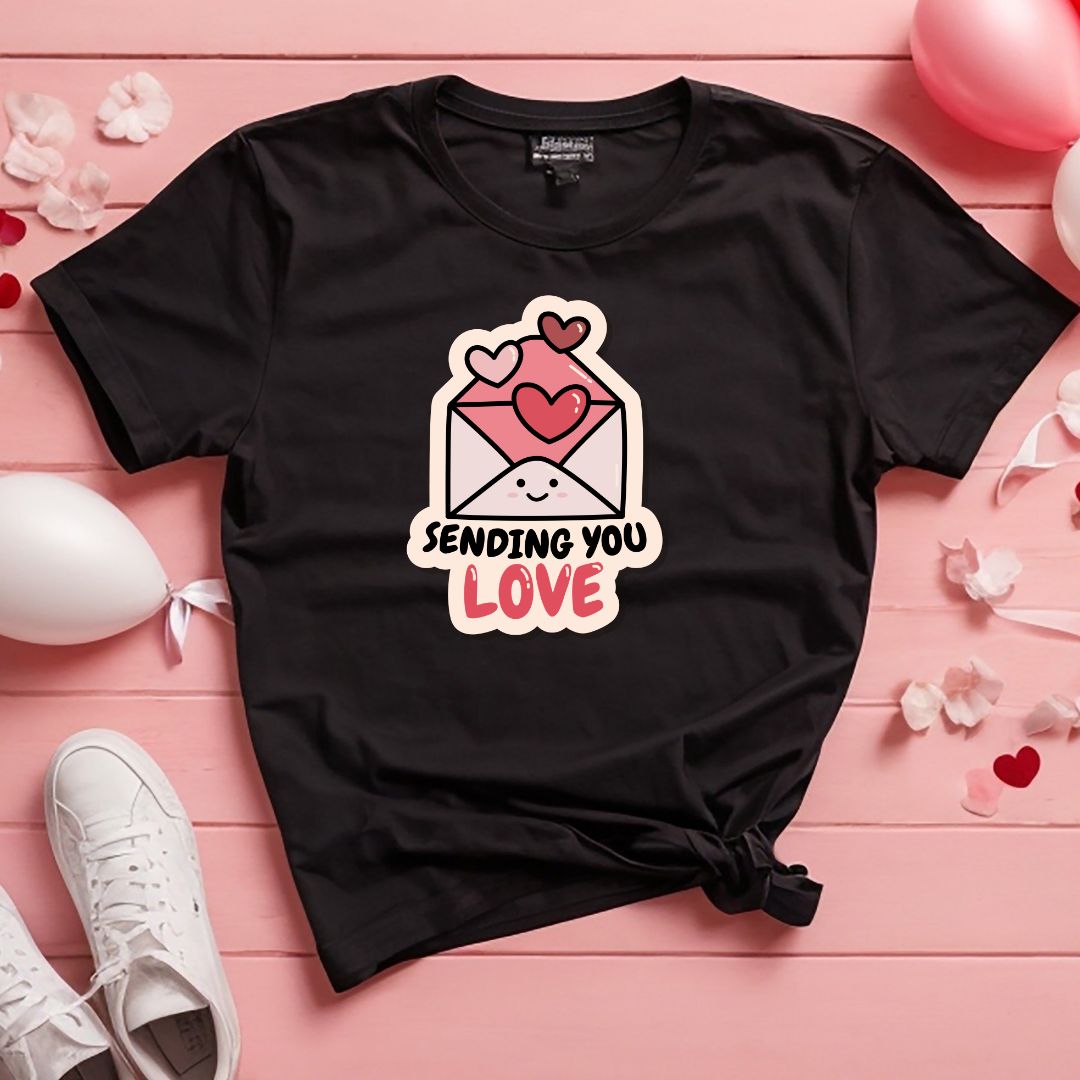 Sending You Love Heart Love Valentine Vector