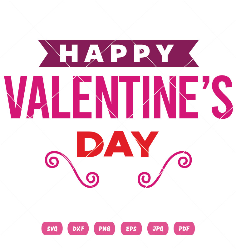 Simple Happy Heart Valentine Day Vector
