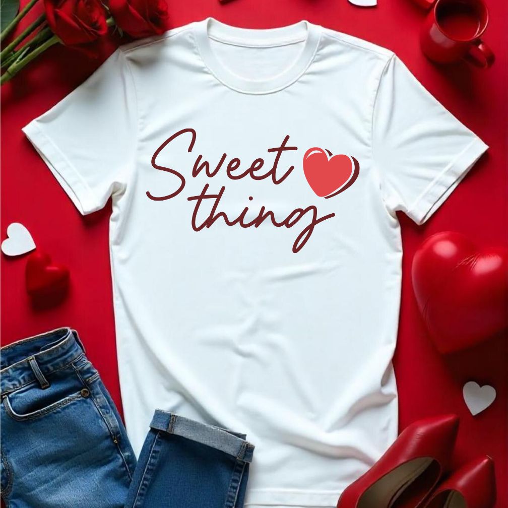 Sweet Thing Heart Valentine Vector