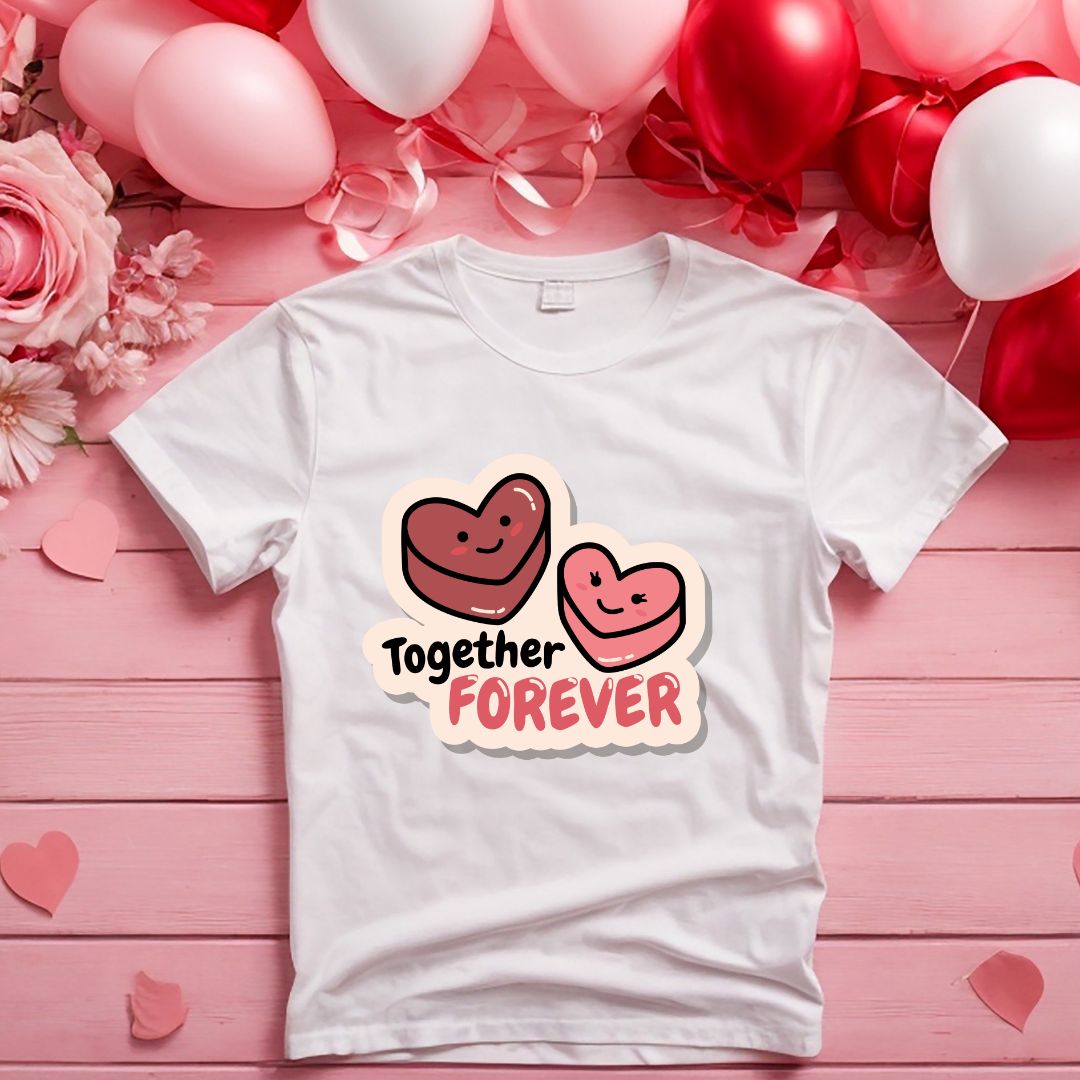 Together Forever Valentine SVG Together Forever Valentine Vector