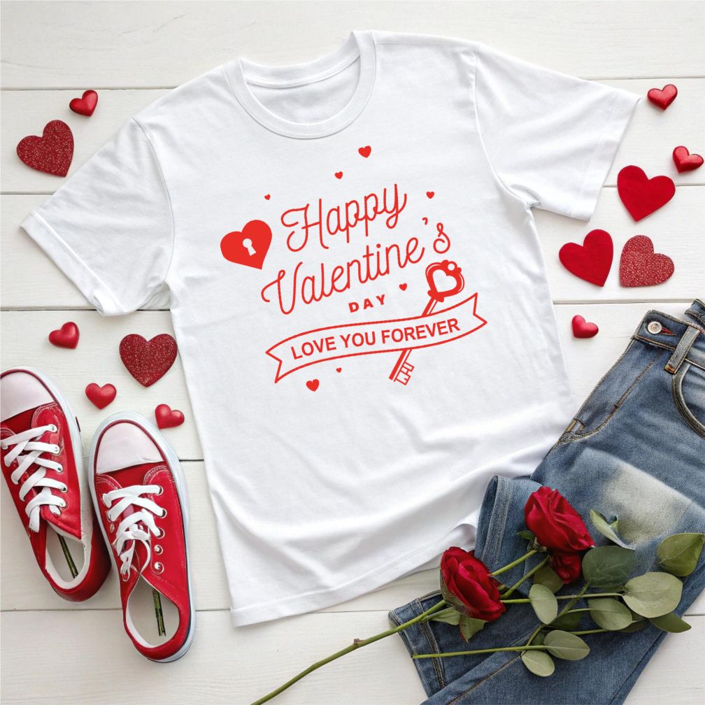 Valentine Day Love You Forever Vector