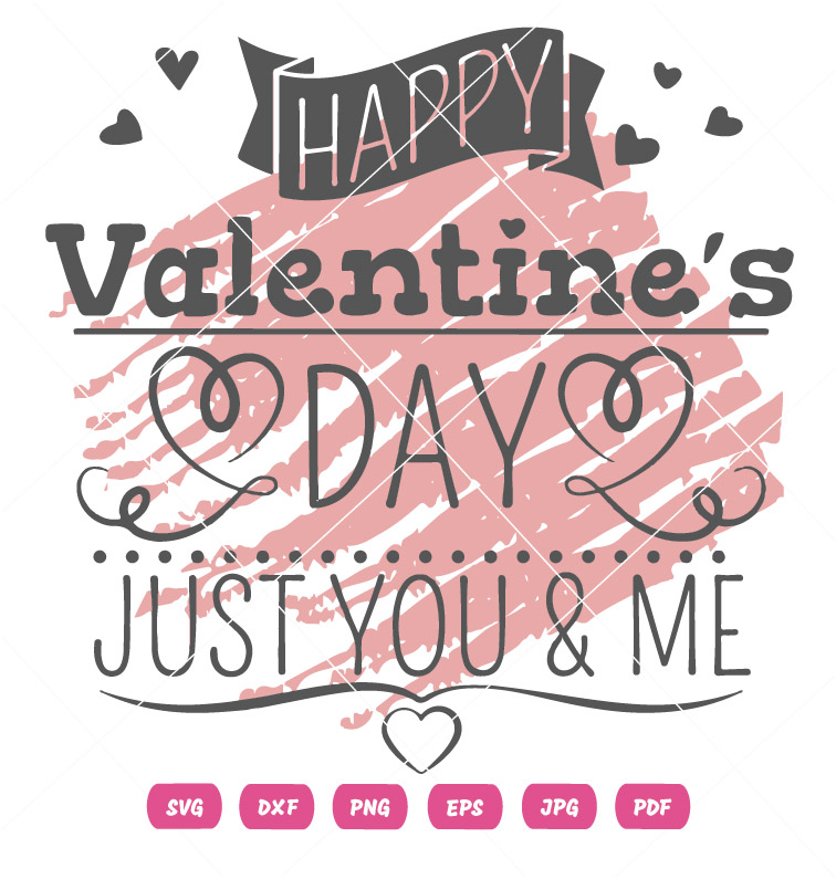 Valentine Day Vector Just You And Me