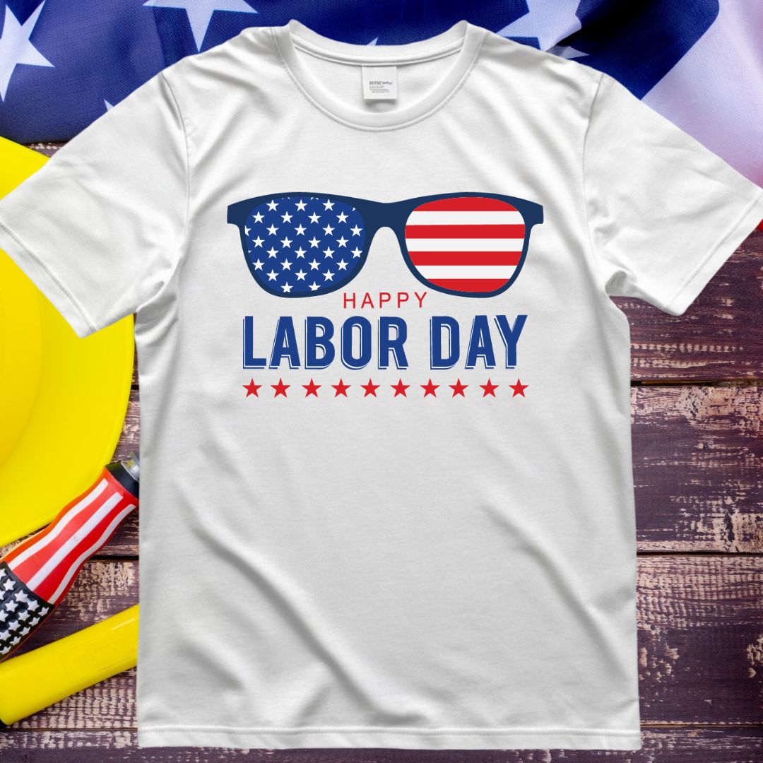 American Flag Glasses Labor Day SVG American Flag Glasses Labor Day Vector