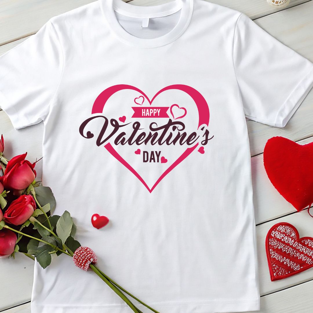 Beautyfull Valentines Day Heart SVG Happy Valentine Day Vector