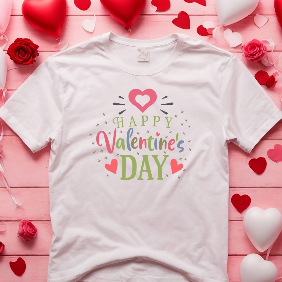 Colorfull Happy Valentines Day SVG Colorfull Happy Valentines Day Vector