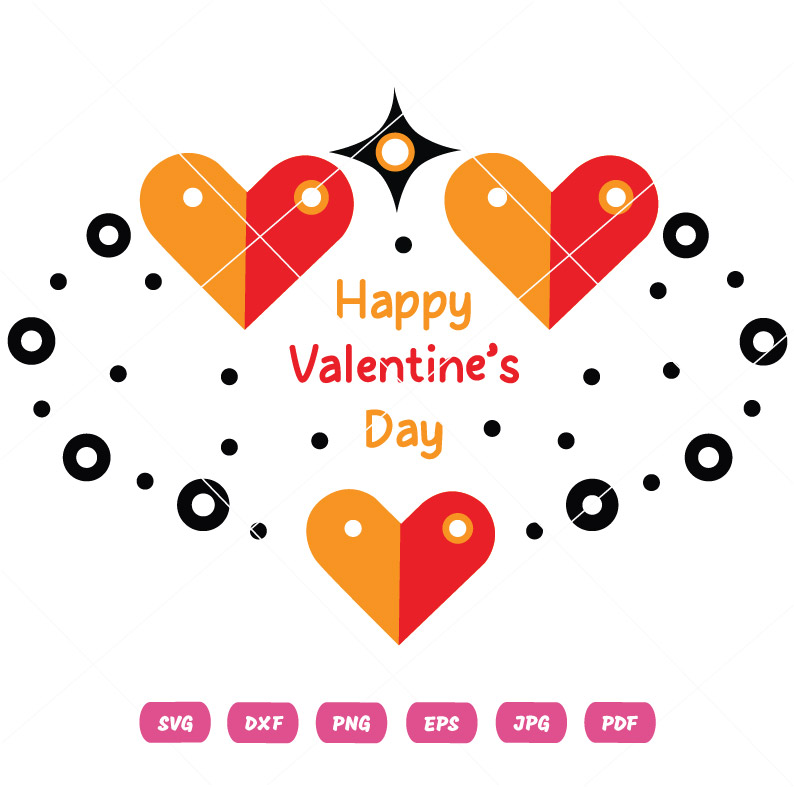 Diamond Heart Valentine's Day Vector SVG Diamond Heart Valentine's Day Vector