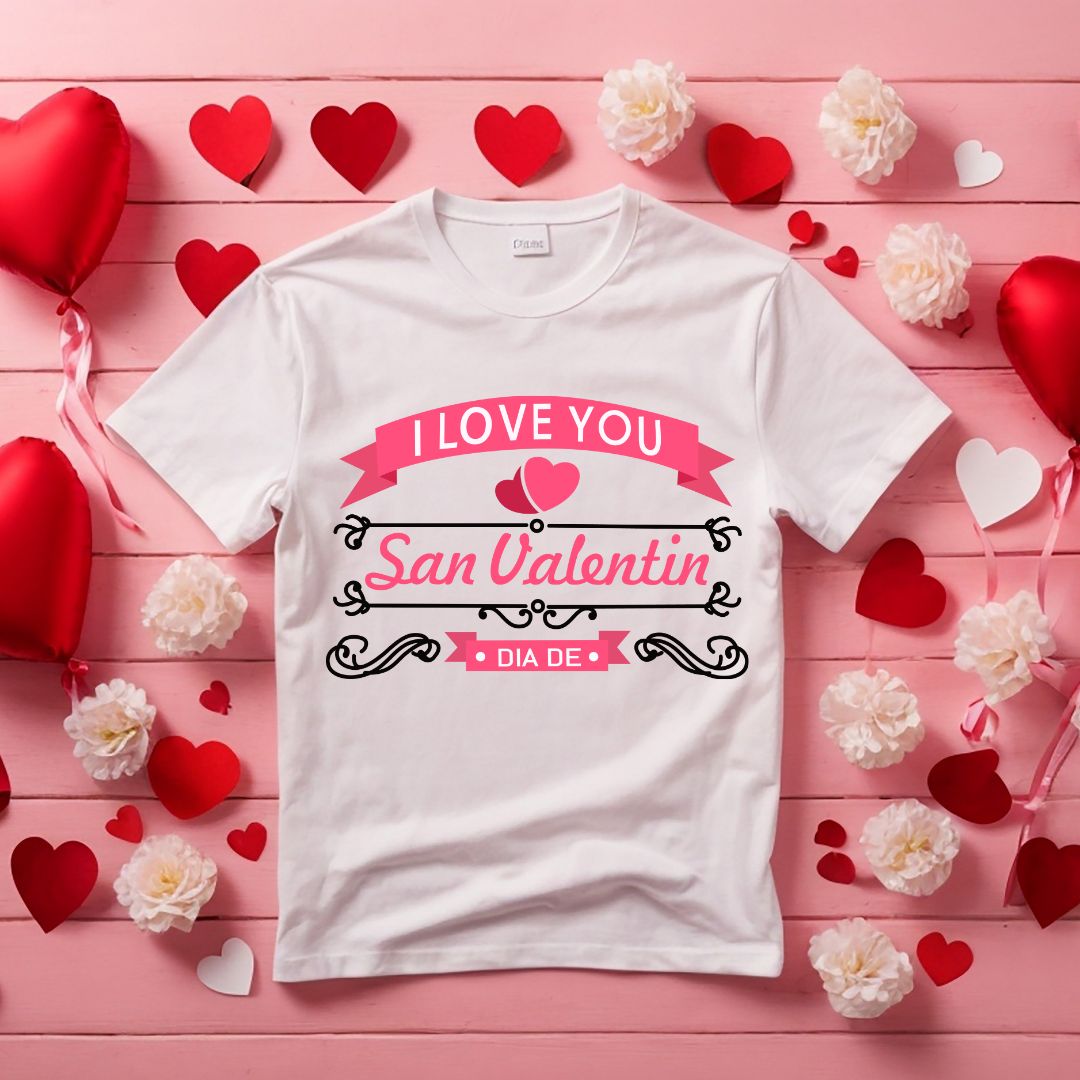 Happy I Love You San Valentin Day Vector