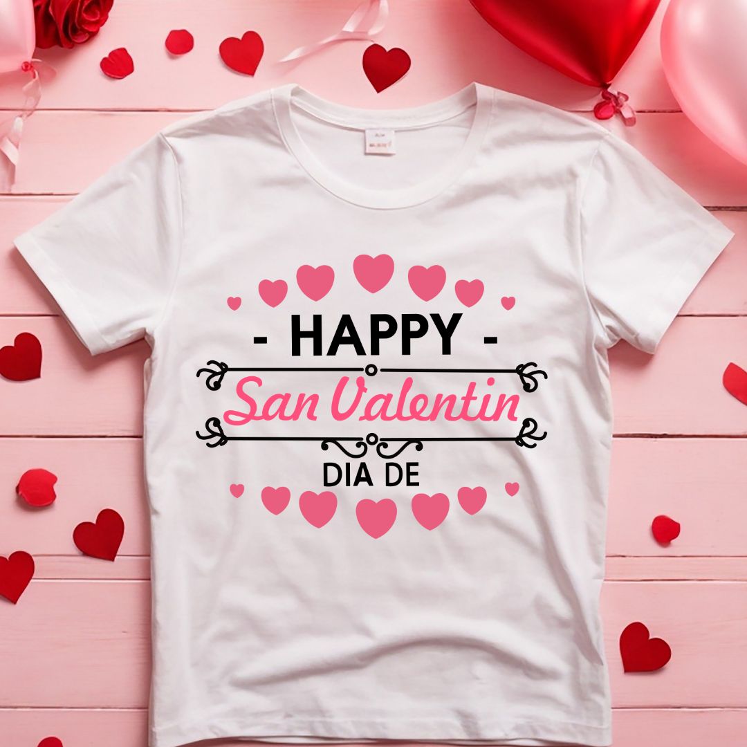 Happy San Valentin Dia De Hearts SVG Happy San Valentin Dia De Hearts Vector