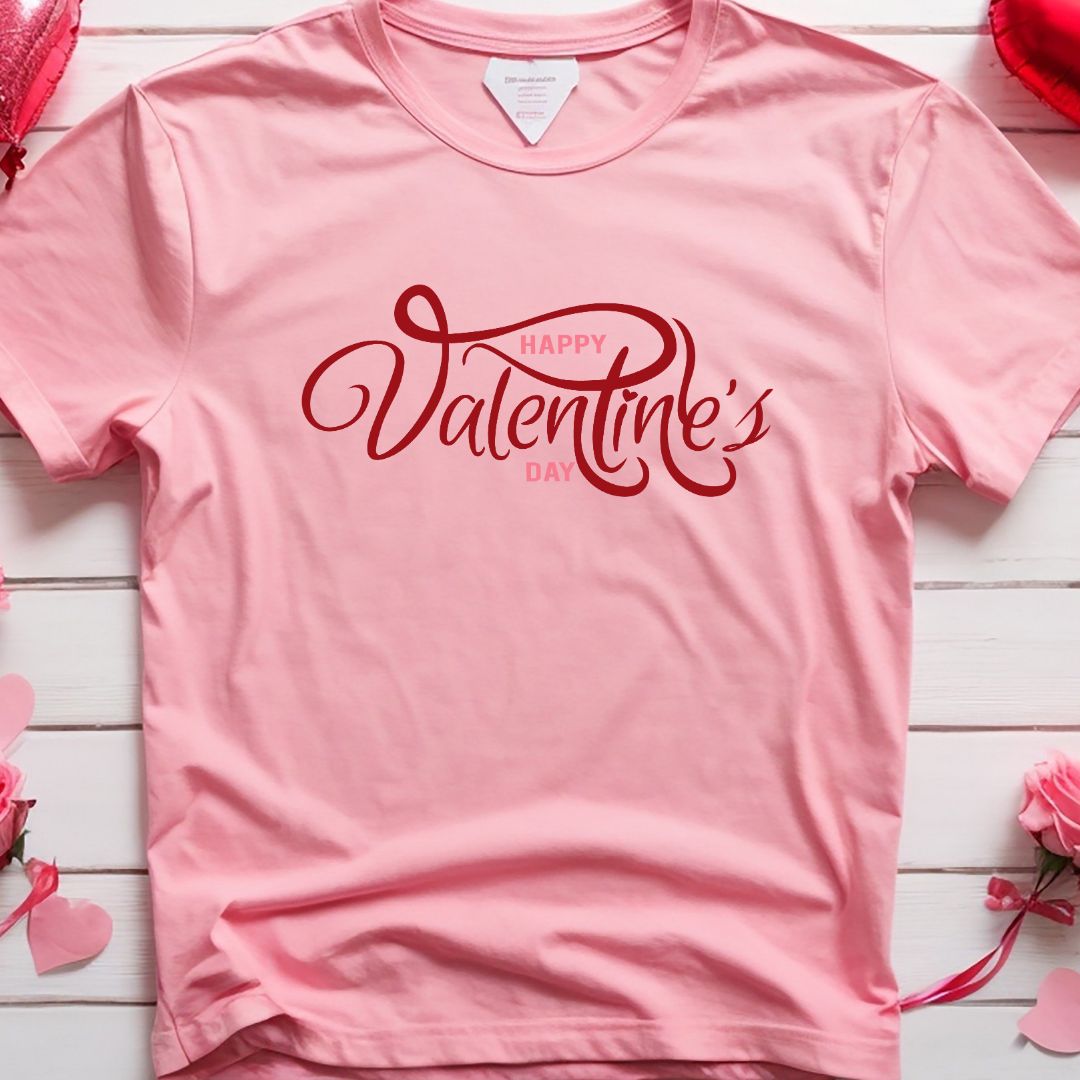 Happy Valentine Day Template Red SVG Happy Valentine Day Red Vector