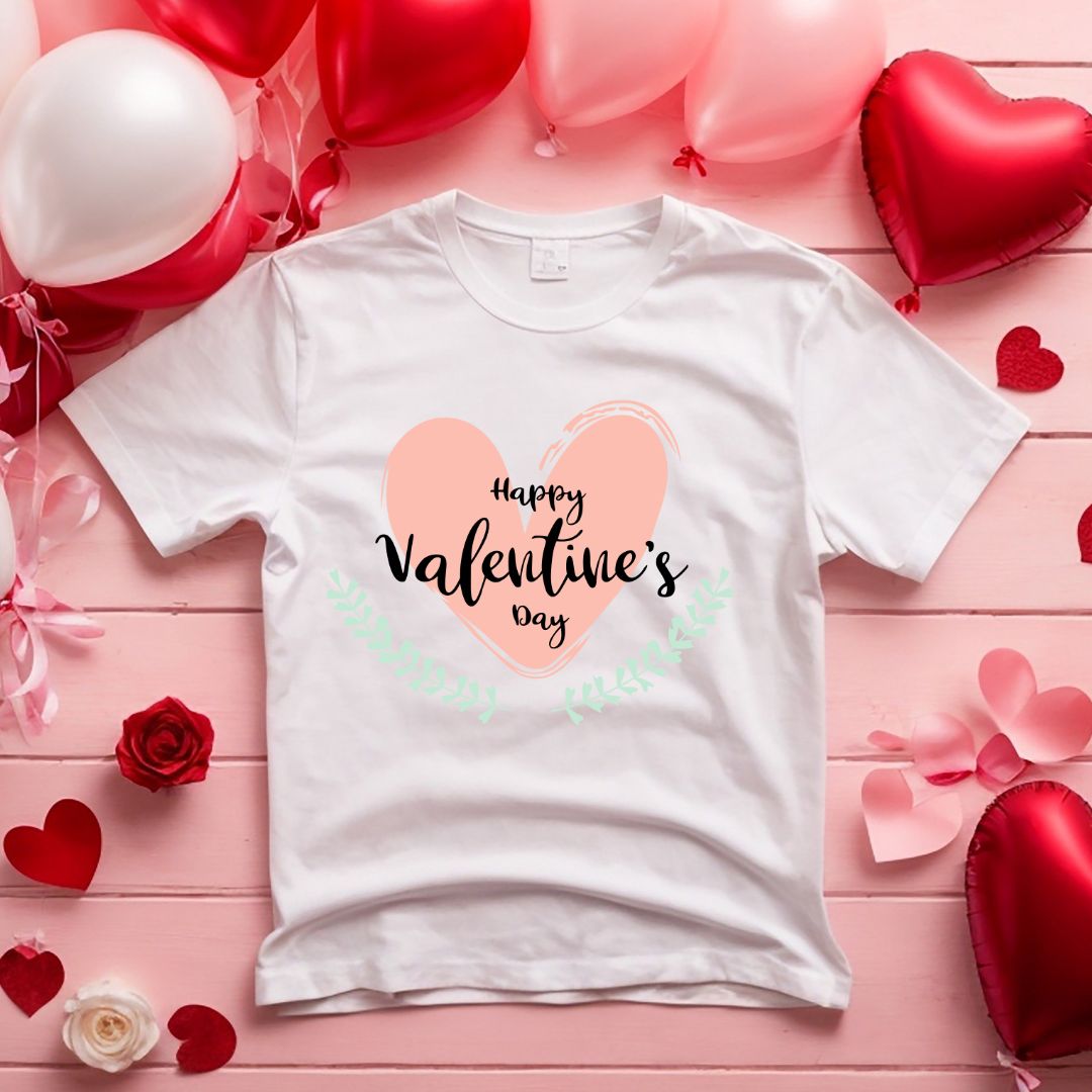 Happy Valentine's Day Flower Vector