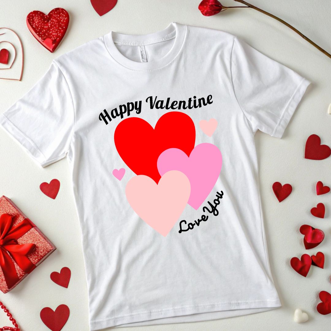 Happy Valentine's SVG Happy Valentine's Day Love You Vector