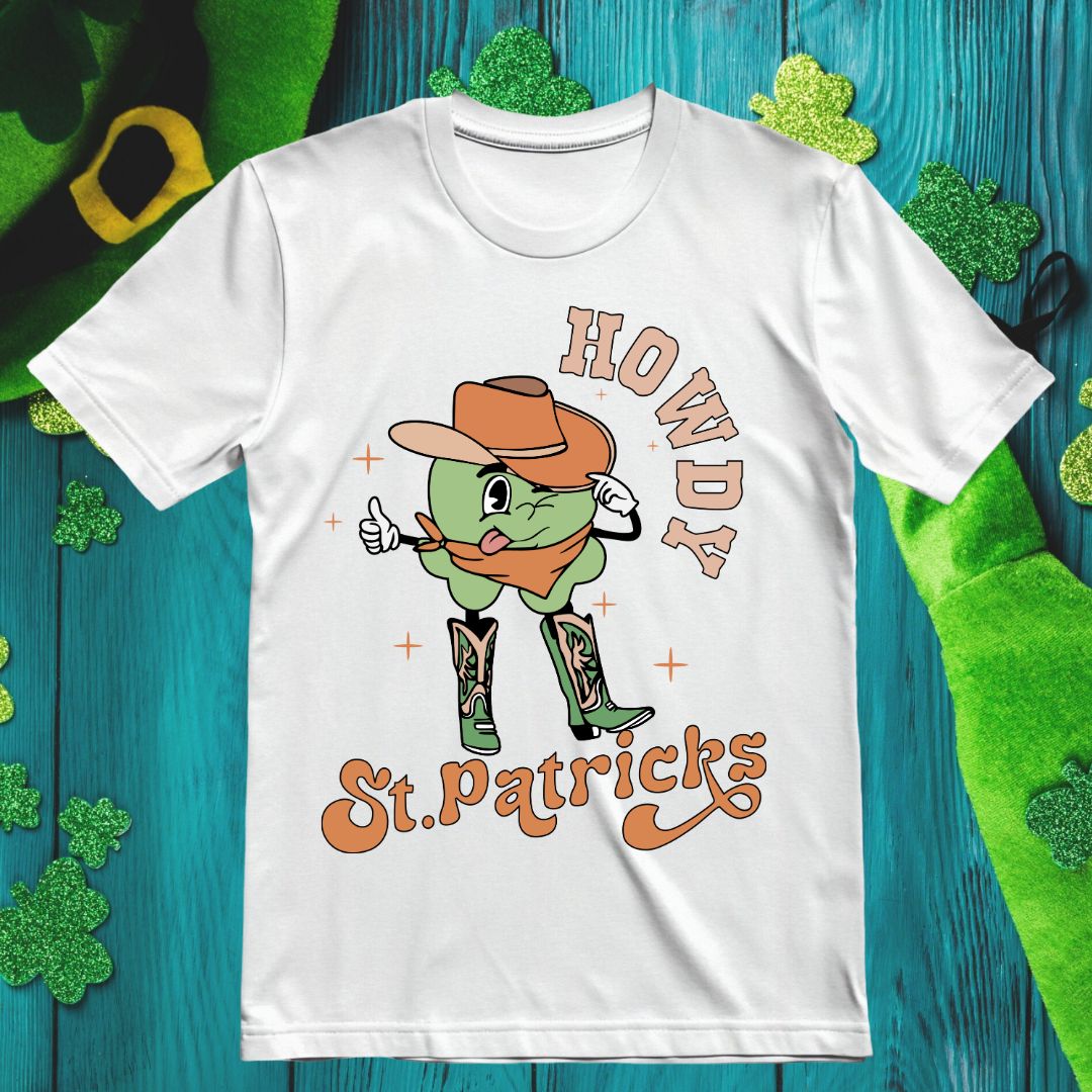 Howdy St.Patricks Cartoon Vector