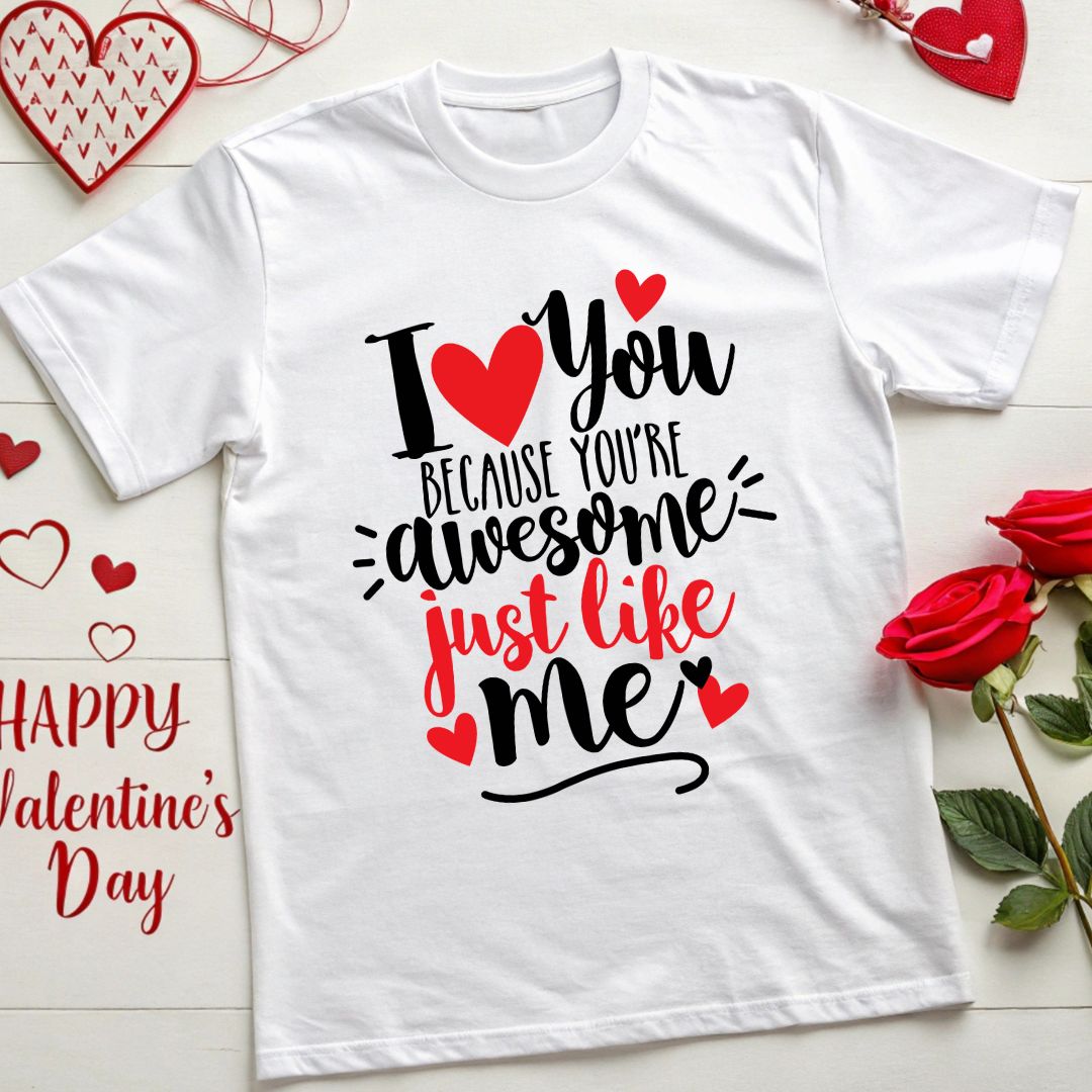 I Love You Just Because You Are Awsome SVG I Love You Just Because You Are Awsome Vector