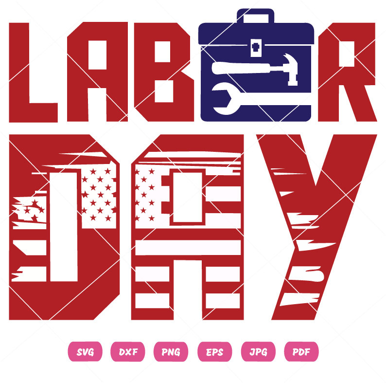Labor Day America SVG Labor Day America Vector