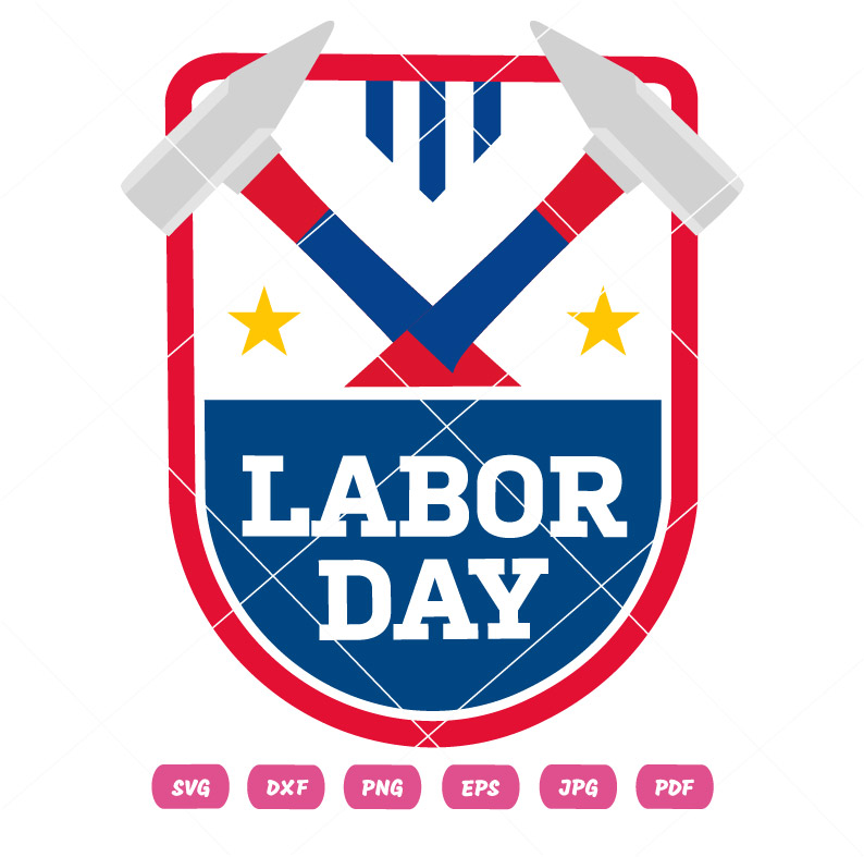 Patriotic Happy Labor Day SVG Patriotic Happy Labor Day Vector