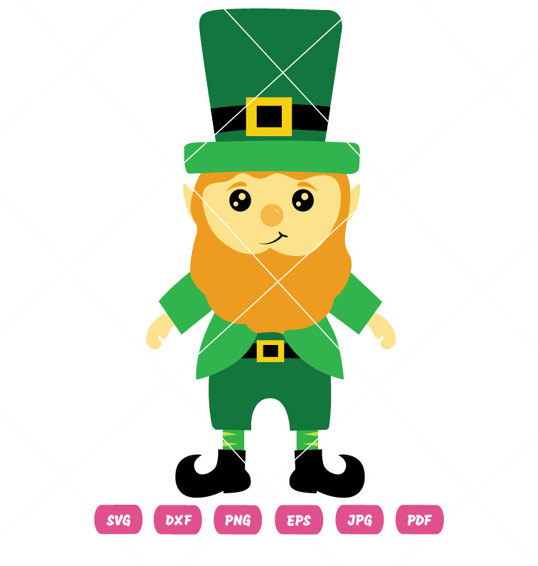 Leprechaun Cartoon Character Vector