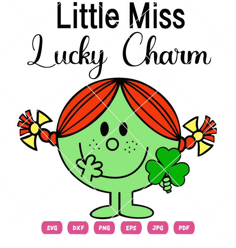 Little Miss Lucky Charm Vector