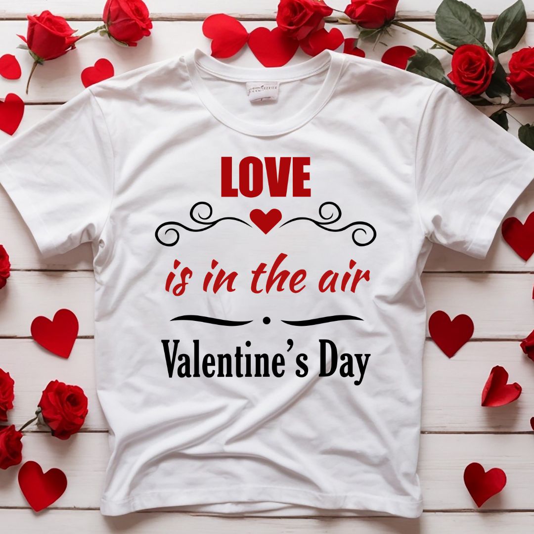 Love Is In The Air Valentines Day Vector