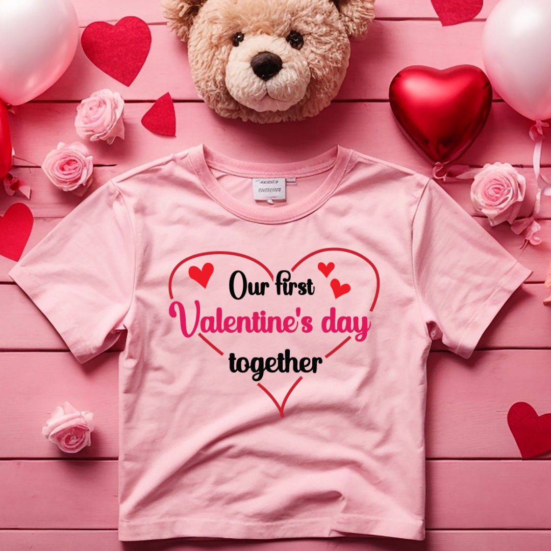 Our First Valentine's Day Together SVG Vector