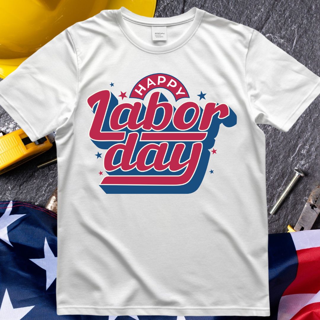 USA Happy Labor Day Typography SVG USA Happy Labor Day Typography Vector