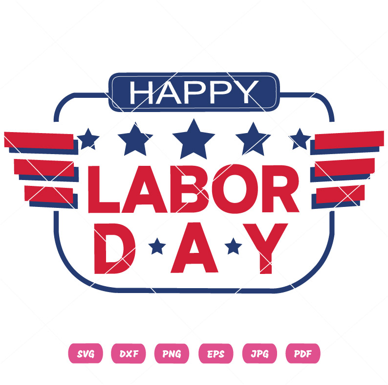 American Labor Day SVG Celebrate Happy Labor Day Vector