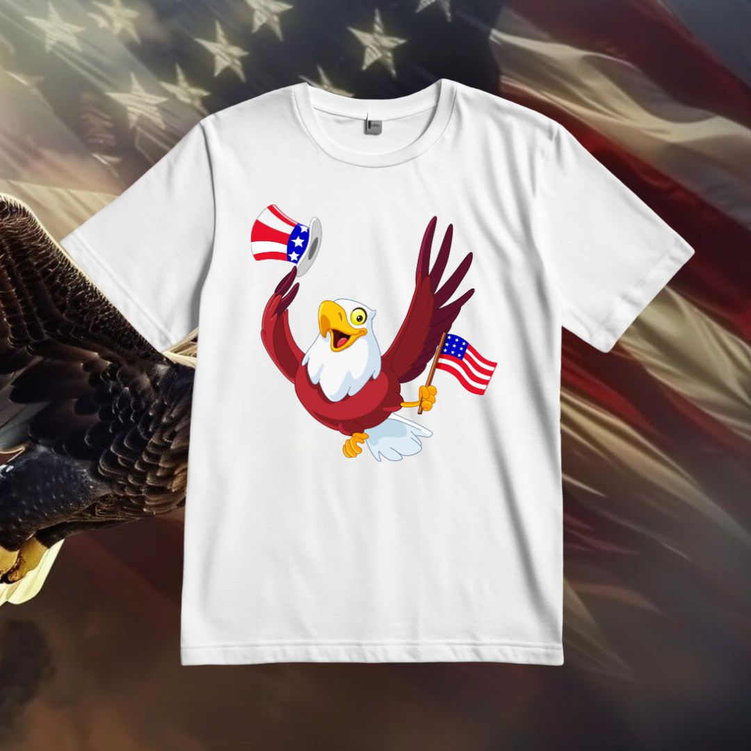 American Patriotic Eagle Vector